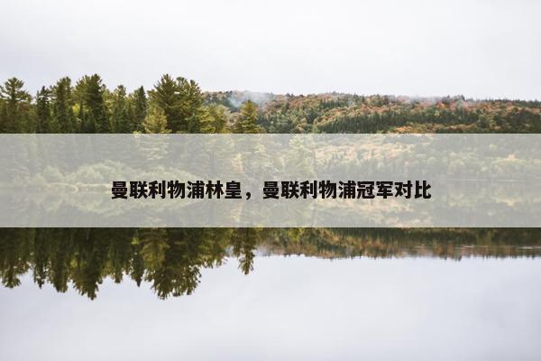 曼联利物浦林皇，曼联利物浦冠军对比