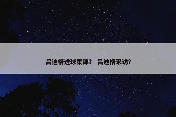 吕迪格进球集锦？ 吕迪格采访？