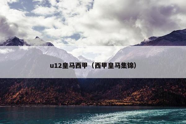 u12皇马西甲（西甲皇马集锦）