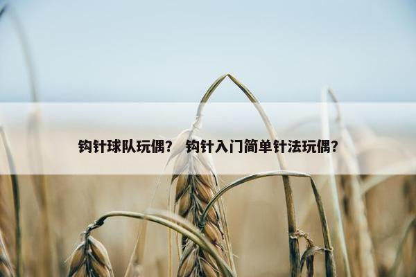 钩针球队玩偶？ 钩针入门简单针法玩偶？