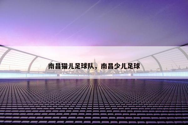 南昌猫儿足球队，南昌少儿足球