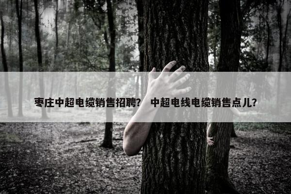 枣庄中超电缆销售招聘？ 中超电线电缆销售点儿？