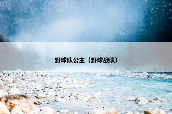 野球队公主(野球战队) 野球队公主(野球战队)
