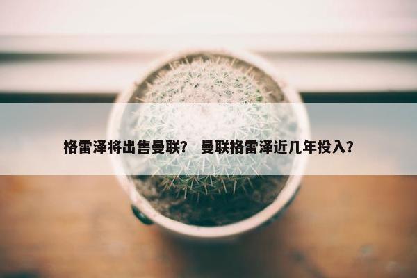 格雷泽将出售曼联？ 曼联格雷泽近几年投入？