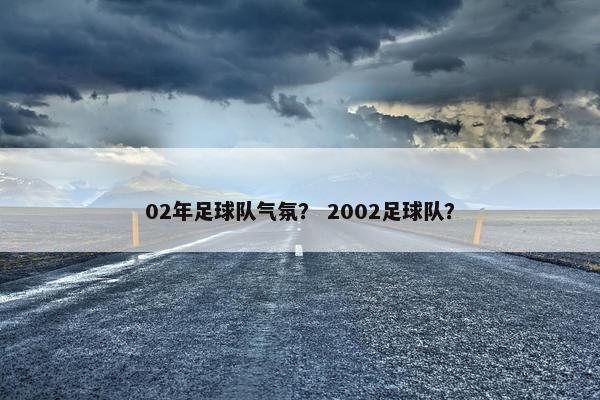 02年足球队气氛？ 2002足球队？