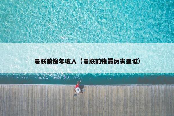 曼联前锋年收入（曼联前锋最厉害是谁）