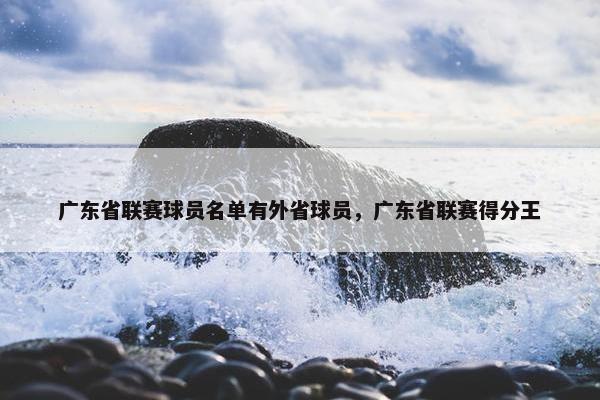 广东省联赛球员名单有外省球员,广东省联赛得分王 广东省联赛球员名单有外省球员,广东省联赛得分王