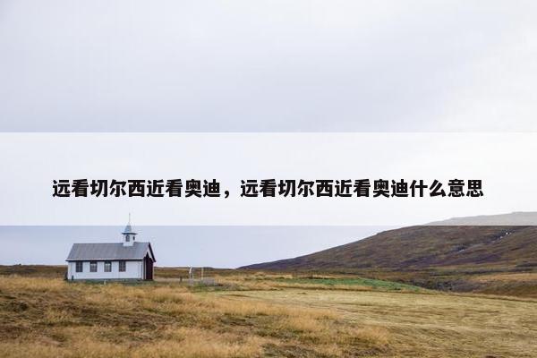 远看切尔西近看奥迪，远看切尔西近看奥迪什么意思