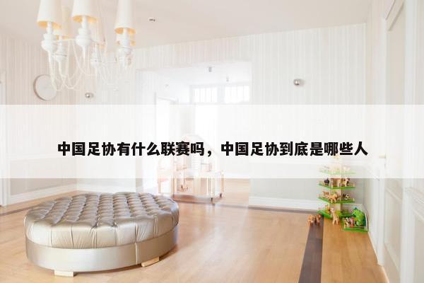 中国足协有什么联赛吗，中国足协到底是哪些人