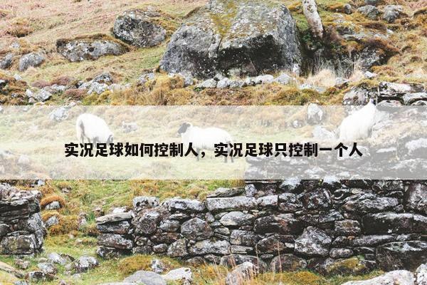 实况足球如何控制人，实况足球只控制一个人