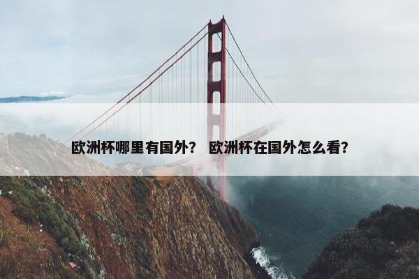 欧洲杯哪里有国外? 欧洲杯在国外怎么看? 欧洲杯哪里有国外? 欧洲杯在国外怎么看?